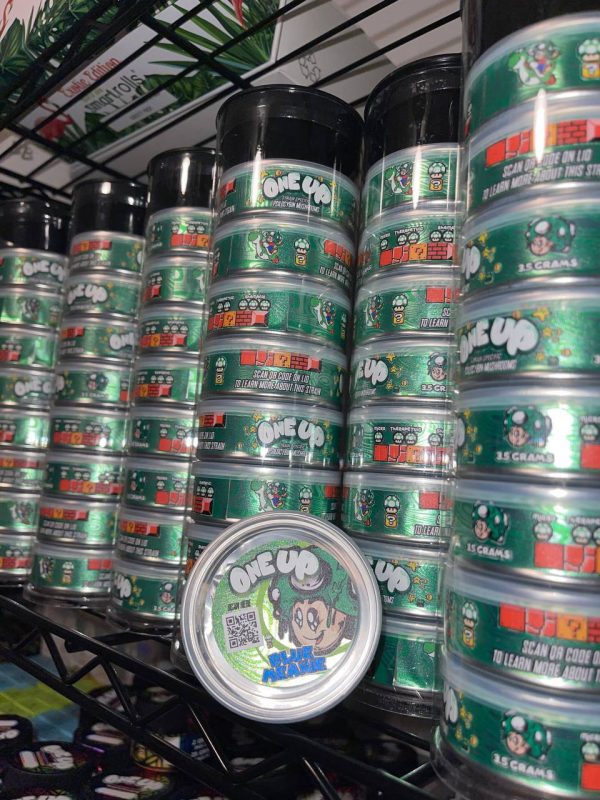 One Up Mushroom 1/8 Cans